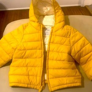 Yellow jacket for infant/ toddler size 18-24 months from old navy